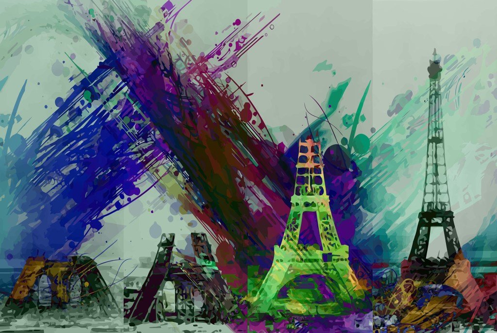 Eiffel Tower Painting