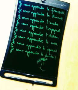 Boogie Board Language Drill